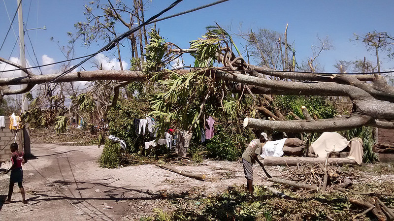 Les Cayes, Haiti – one of the towns hardest-hit by Hurricane Matthew (photo: DFID)