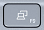 Combined F9 and display settings key